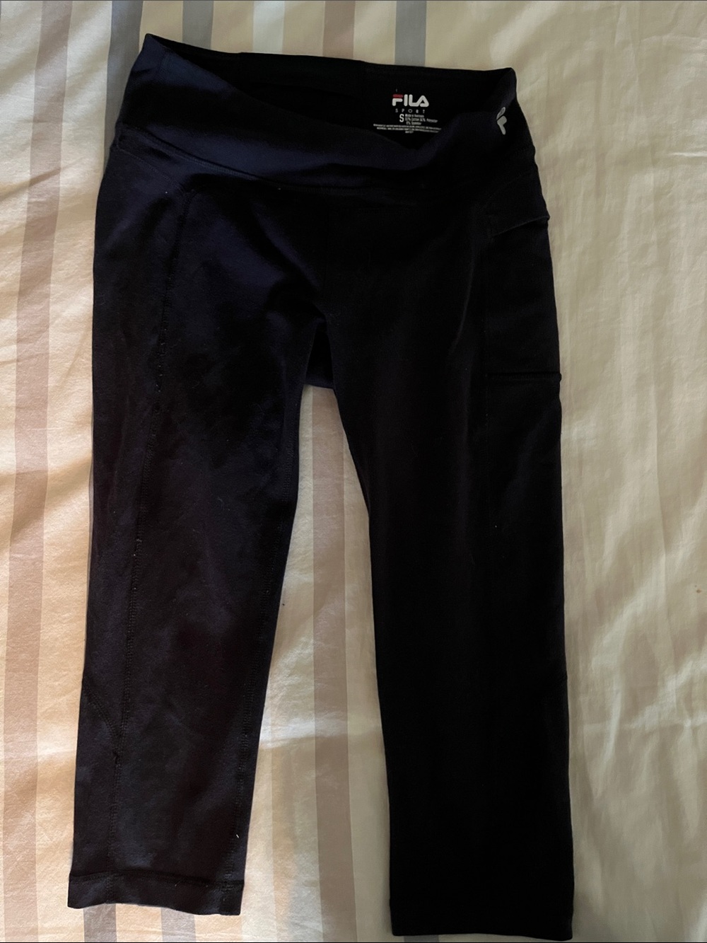 FILA Black sport capris